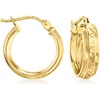 image:imagePure Collection by RossSimons Italian 14kt Yellow Gold Huggie Hoop Earrings