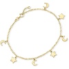image:imagePure Collection by RossSimons Italian 14kt Yellow Gold Moon and Stars Braceletno gemstone