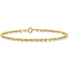 image:imagePure Collection by RossSimons Italian 14kt Yellow Gold RopeChain Braceletno gemstone