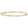 image:imagePure Collection by RossSimons Italian 14kt Yellow Gold Twisted Bangle Braceletno gemstone