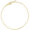 image:imagePure Collection by RossSimons Italian 16mm 14kt Yellow Gold LumachinaChain Anklet 9 inches