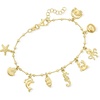 image:imagePure Collection by RossSimons Italian 18kt Gold Over Sterling Sea Life Charm Braceletno gemstone