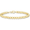 image:imagePure Collection by RossSimons Italian 4mm 14kt Yellow Gold Bead Braceletno gemstone