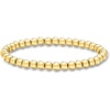 image:imagePure Collection by RossSimons Italian 5mm 18kt Gold Over Sterling Bead Stretch Braceletno gemstone
