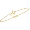image:imageRossSimons 010 ct tw BezelSet Diamond Bracelet in 10kt Yellow GoldDiamond