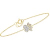 image:imageRossSimons 010 ct tw Diamond Paw Print Bracelet in 10kt Yellow GoldDiamond