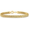 image:imageRossSimons 10kt Yellow Gold Flat WheatChain Braceletno gemstone