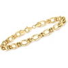 image:imageRossSimons 10kt Yellow Gold OvalLink Braceletno gemstone