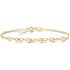 image:imageRossSimons 10kt Yellow Gold Twisted InfinityLink Braceletno gemstone