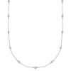 image:imageRossSimons 180 ct tw Peridot Station Necklace in Sterling SilverPeridot