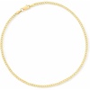 image:imageRossSimons 22mm 10kt Yellow Gold CurbLink Anklet 10 inches
