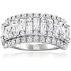 image:imageRossSimons 230 ct tw CZ Ring in Sterling SilverCubic Zirconia