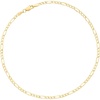 image:imageRossSimons 25mm 10kt Yellow Gold FigaroLink Anklet 10 inches