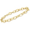 image:imageRossSimons 6mm 10kt Yellow Gold OvalLink Braceletno gemstone