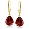 image:imageRossSimons 700 ct tw PearShaped Garnet Drop Earrings in 14kt Yellow Gold