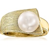 image:imageRossSimons 885mm Cultured Pearl Ring in 18kt Gold Over Sterling