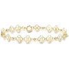 image:imageRossSimons Italian 10kt Yellow Gold Floral Ricami Bead Station Braceletno gemstone