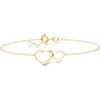 image:imageRossSimons Italian 10kt Yellow Gold Infinity Heart Braceletno gemstone