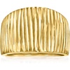 image:imageRossSimons Italian 18kt Yellow Gold Ribbed Dome RingNo Gemstone