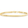 image:imageRossSimons Italian 3mm 10kt Yellow Gold Herringbone Bracelet 7 inches