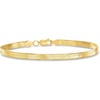 image:imageRossSimons Italian 4mm 10kt Yellow Gold Herringbone Braceletno gemstone