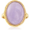 image:imageRossSimons Lavender Jade Ring in 14kt Yellow GoldJade