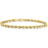 image:imageRossSimons Mens 4mm 10kt Yellow Gold RopeChain Bracelet 8 inches