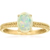 image:imageRossSimons Opal Twisted Ring in 10kt Yellow GoldOpal