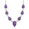 image:imageRossSimons Purple Turquoise Necklace in Sterling Silver 20 inches