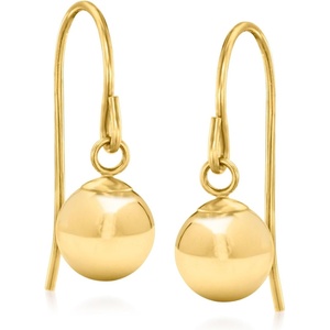 image:imagePure Collection by RossSimons Italian 14kt Yellow Gold Ball Drop Earrings
