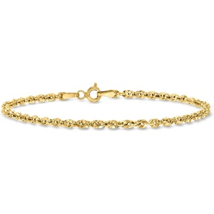 image:imagePure Collection by RossSimons Italian 14kt Yellow Gold RopeChain Braceletno gemstone