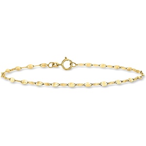 image:imagePure Collection by RossSimons Italian 225mm 14kt Yellow Gold LumachinaChain Braceletno gemstone