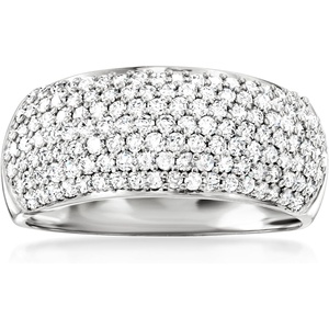 image:imageRossSimons 100 ct tw Pave Diamond Ring in 14kt White GoldDiamond