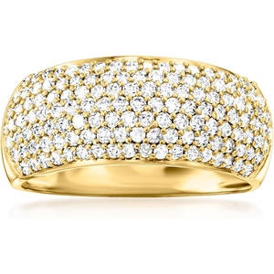 image:imageRossSimons 100 ct tw Pave Diamond Ring in 14kt Yellow GoldDiamond