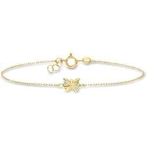image:imageRossSimons Italian 10kt Yellow Gold Butterfly Braceletno gemstone