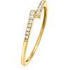 image:imageRossSimons 010 ct tw Diamond Linear Ring in 10kt Yellow GoldDiamond