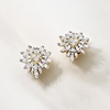 image:imageRossSimons 025 ct tw Diamond Heart Burst Earrings in 10kt Yellow Gold