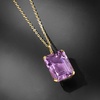 image:imageRossSimons 1000 Carat Amethyst Pendant Necklace in 14kt Yellow Gold 18 inches