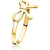 image:imageRossSimons 10kt Yellow Gold Bow RingNo Gemstone