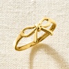 image:imageRossSimons 10kt Yellow Gold Bow RingNo Gemstone