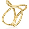 image:imageRossSimons 10kt Yellow Gold Freeform Geometric RingNo Gemstone