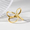 image:imageRossSimons 10kt Yellow Gold Freeform Geometric RingNo Gemstone