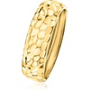 image:imageRossSimons 10kt Yellow Gold GroovePattern RingNo Gemstone