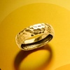 image:imageRossSimons 10kt Yellow Gold GroovePattern RingNo Gemstone