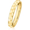 image:imageRossSimons 10kt Yellow Gold Hammered RingNo Gemstone