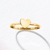 image:imageRossSimons 10kt Yellow Gold Heart RingNo Gemstone