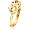 image:imageRossSimons 10kt Yellow Gold Infinity Heart RingNo Gemstone
