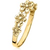 image:imageRossSimons 10kt Yellow Gold MultiFlower RingNo Gemstone