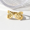 image:imageRossSimons 10kt Yellow Gold OpenSpace Cuff RingNo Gemstone