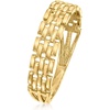 image:imageRossSimons 10kt Yellow Gold PantherLink RingNo Gemstone